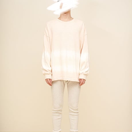 [refomed] WORK GLOVE TIE DYE TEE - NATURAL