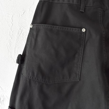 [refomed] FRESH MAN DOUBLE KNEE PANTS - BLACK