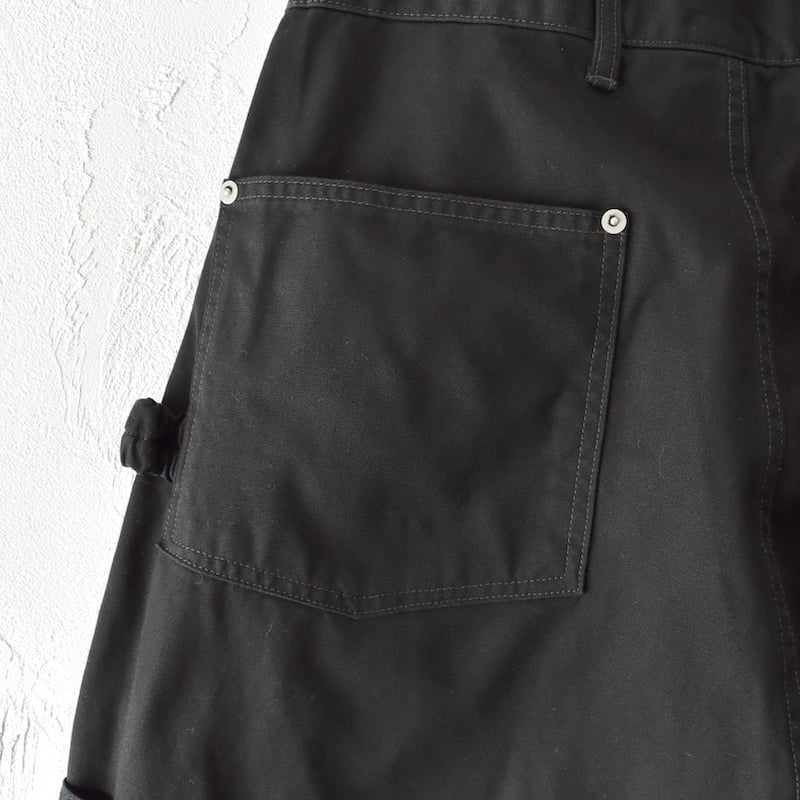 refomed] FRESH MAN DOUBLE KNEE PANTS - BLACK |