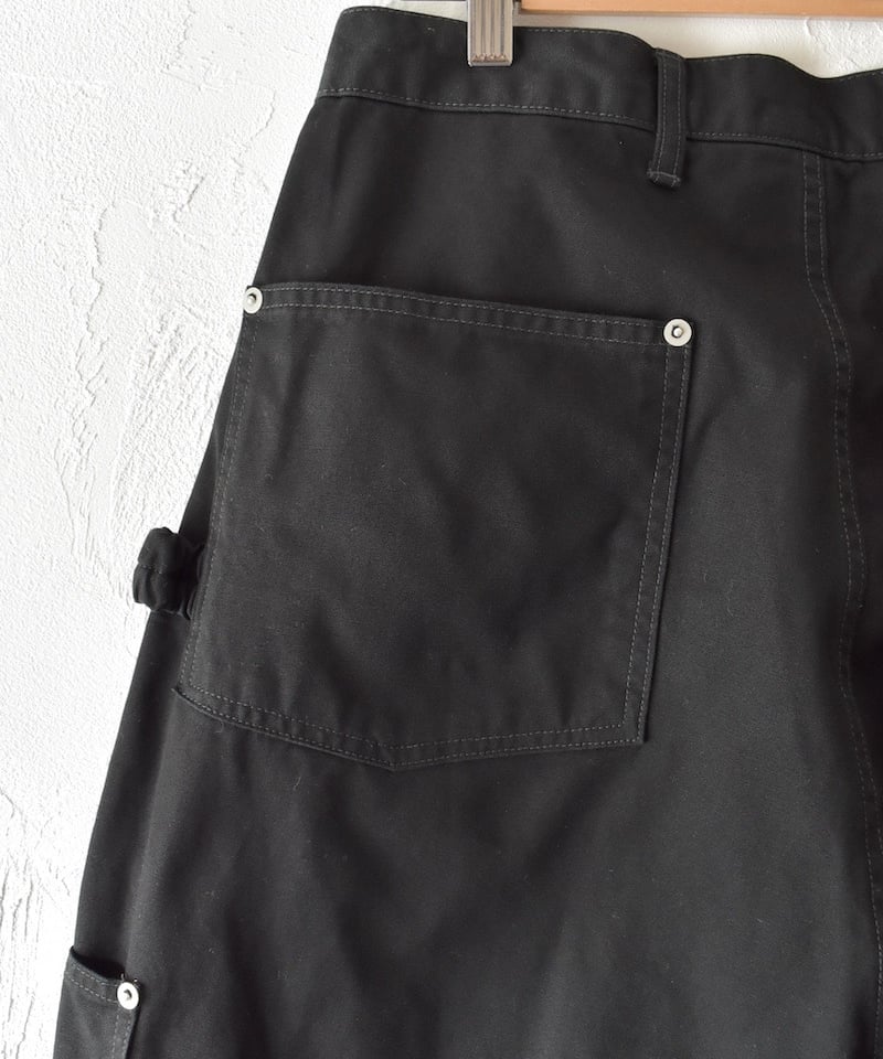 refomed] FRESH MAN DOUBLE KNEE PANTS - BLACK |