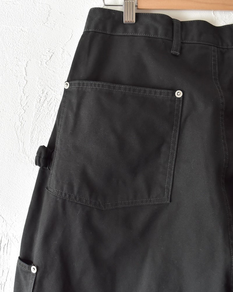 refomed] FRESH MAN DOUBLE KNEE PANTS - BLACK |