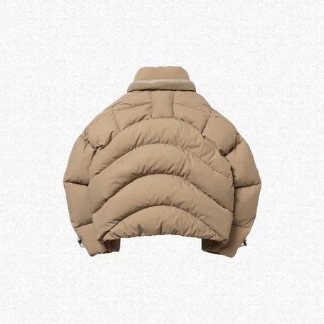 [ROTOL] CURVY DOWN JACKET - SAND