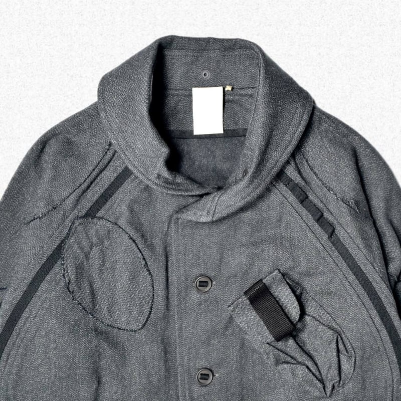 Jian ye hunter jacket free size indigo