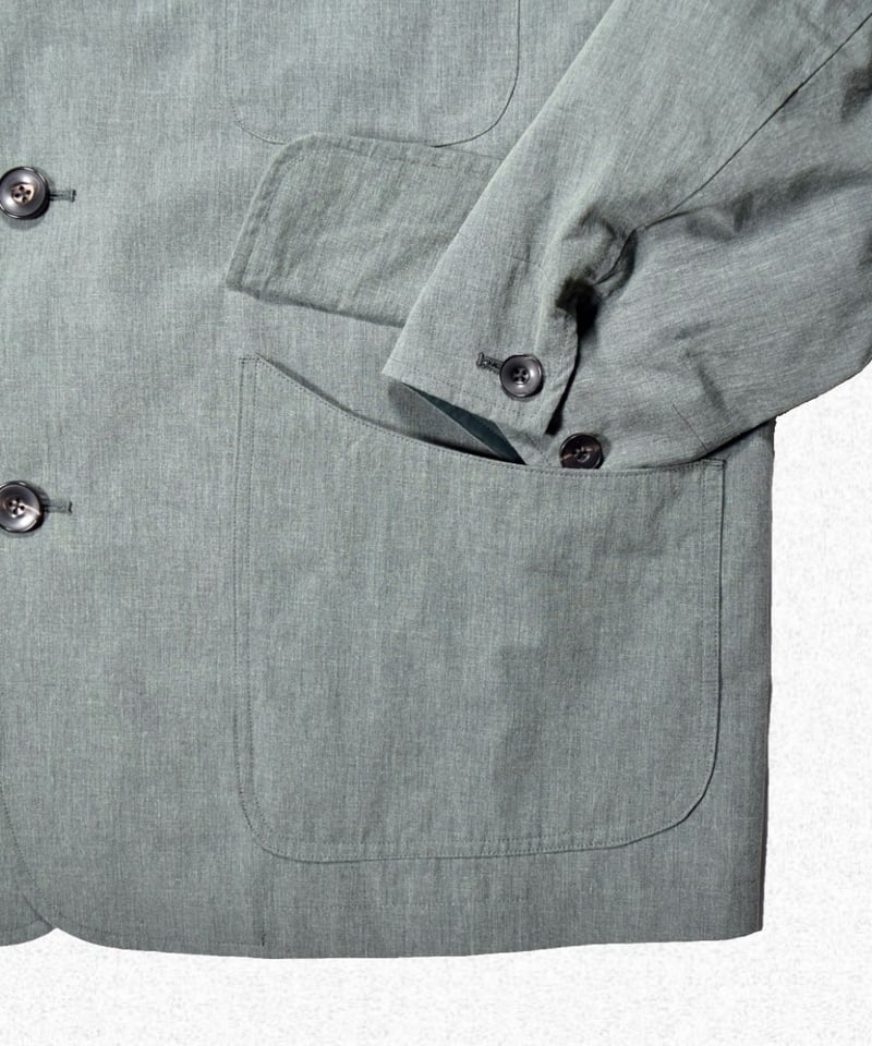 NEZU YOHINTEN] FOREST JACKET - SMOKE GREEN | V