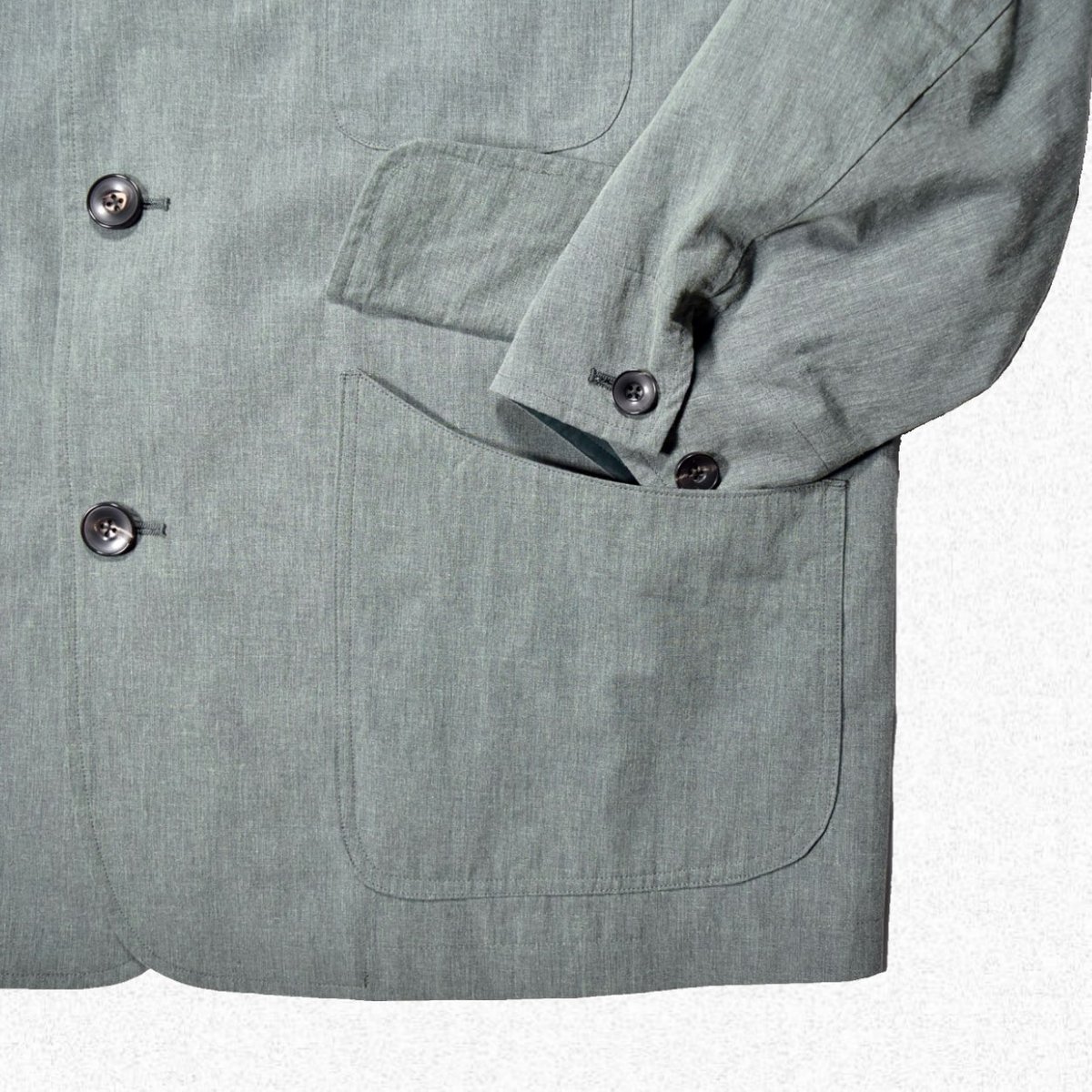 NEZU YOHINTEN] FOREST JACKET - SMOKE GREEN | V