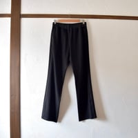 [ROTOL] DOUBLE ZIP TRACK PANTS - BLACK