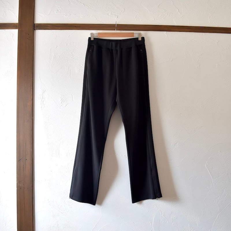 ROTOL] DOUBLE ZIP TRACK PANTS - BLACK | VALORE