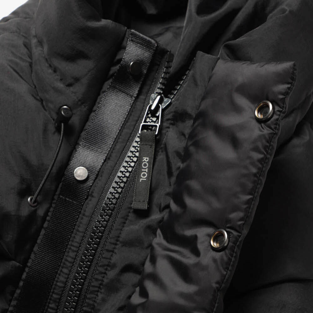 rotol ロトル / ESKIMO HOOD DOWN JACKET - black / エ...