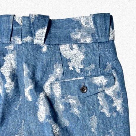 [NEZU YOHINTEN] 4PLEATS PANTALON - DENIM