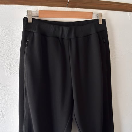 [ROTOL] DOUBLE ZIP TRACK PANTS - BLACK