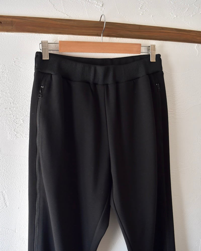 ROTOL] DOUBLE ZIP TRACK PANTS - BLACK | VALORE