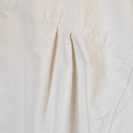 [refomed] WRIST PATCH WIDE SHIRT "OX" - IVORY