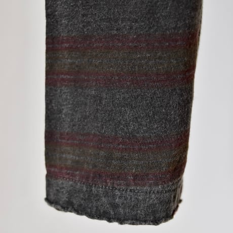 [FACCIES] VINTAGE BORDER DETACHABLE SLEEVES LS - BLACK