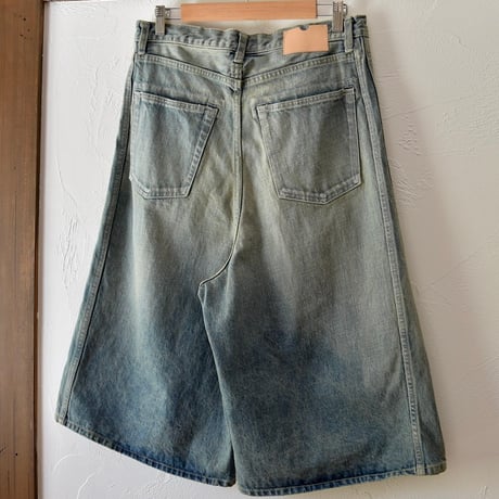 [ROTOL] TRIPLE SEAMS 6P DENIM SHORTS DAMAGE