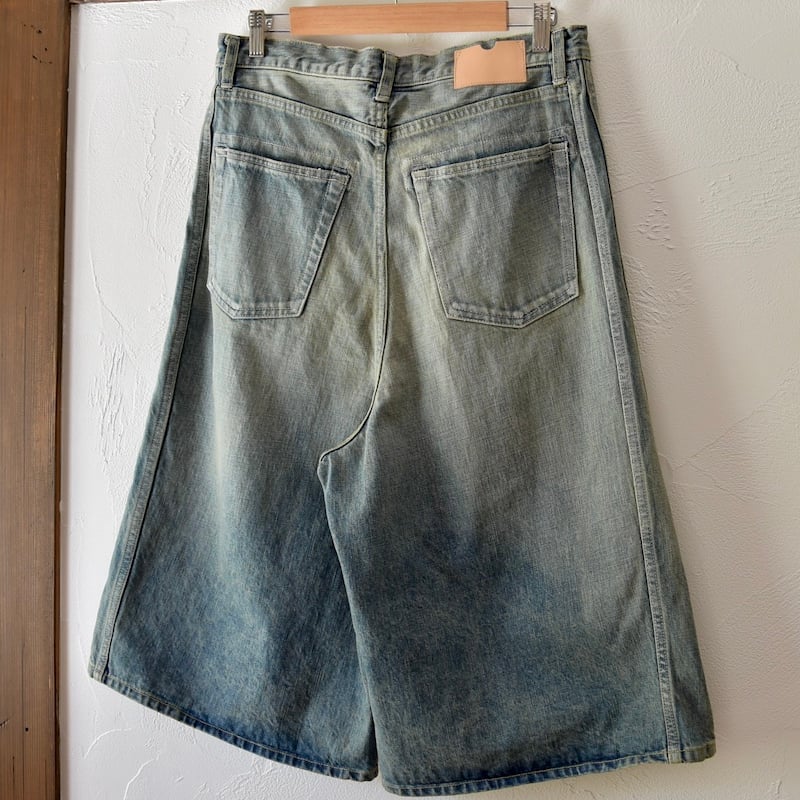 ROTOL] TRIPLE SEAMS 6P DENIM SHORTS DAMAGE | V