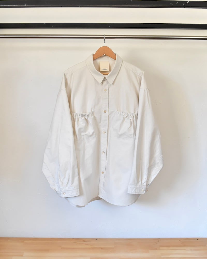 refomed] WRIST PATCH WIDE SHIRT 
