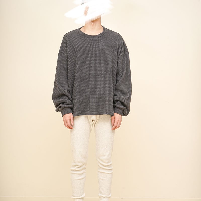 refomed] AZEAMI THERMAL TEE - CHARCOAL | VALOR