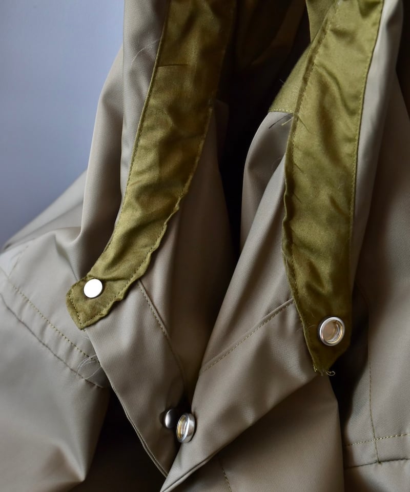 ROTOL] SNAP BUTTON NYLON SHIRT - OLIVE | VALOR