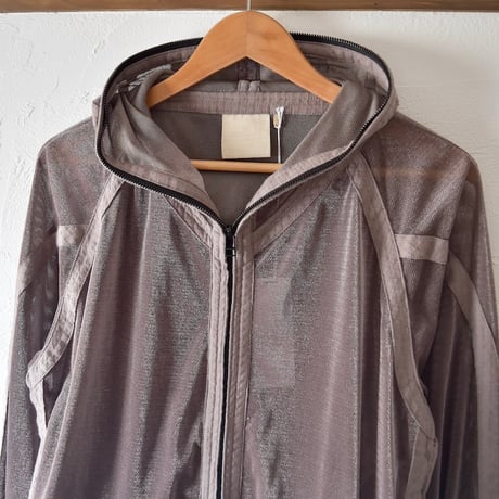 [JIAN YE] MESH HOODIE 参 - BROWN