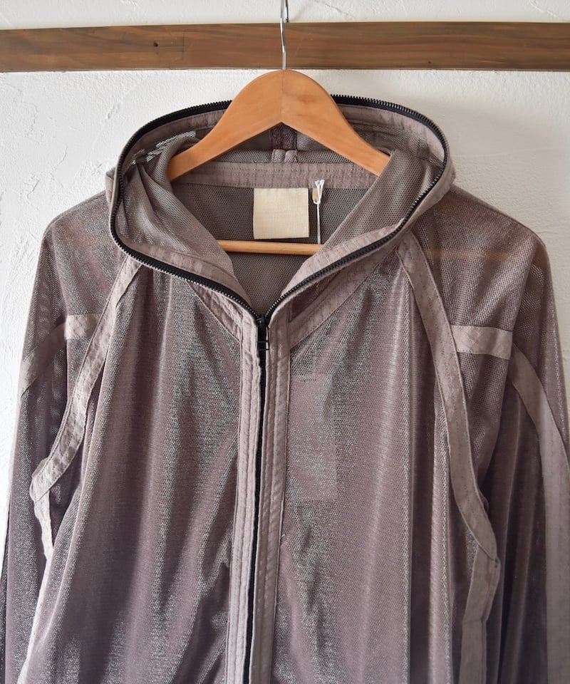 25SS JIAN YE メッシュ フーディー 参　M MESH HOODIE 参(M BLACK): JIAN YE: MENS｜CONZ ONLINE STORE