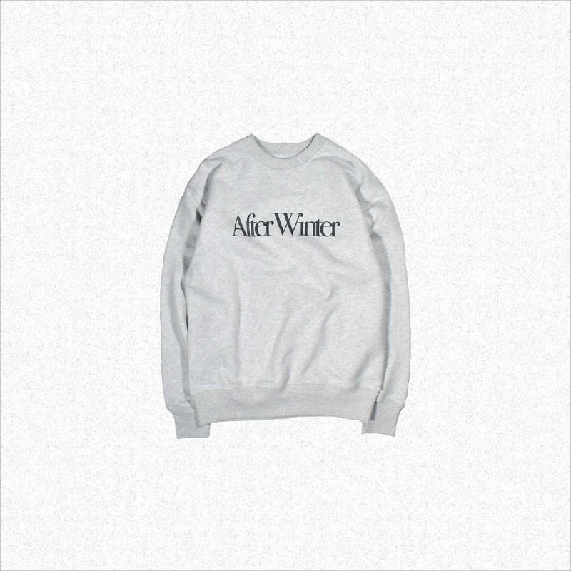 After Winter] CLASSIC LOGO SWEATSHIRT - ASH | 