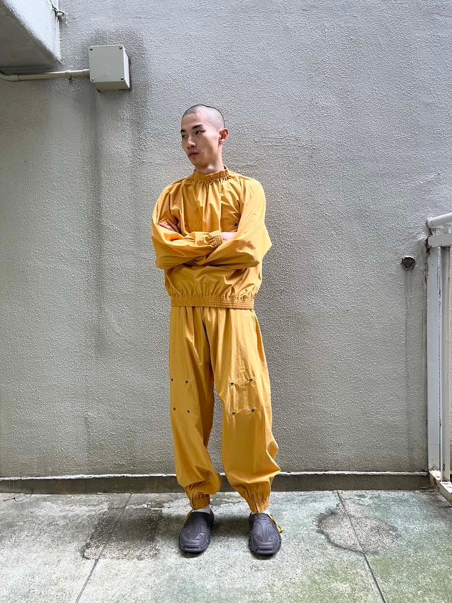 24ss JIAN YE KUNGFU セットアップ(YELLOW) 24ss JIAN YE KUNGFU セットアップ(YELLOW)