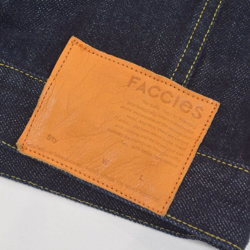 faccies ファッチーズ / 14OZ SELVAGE DENIM JKT / 14オンス...