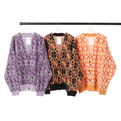 [FACCIES] JACQUARD KNIT CD - PURPLE