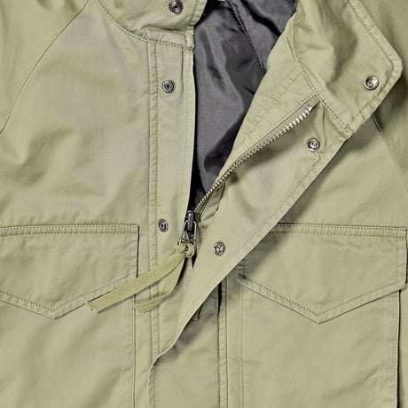 [After Winter] STAND COLLAR JACKET - KHAKI