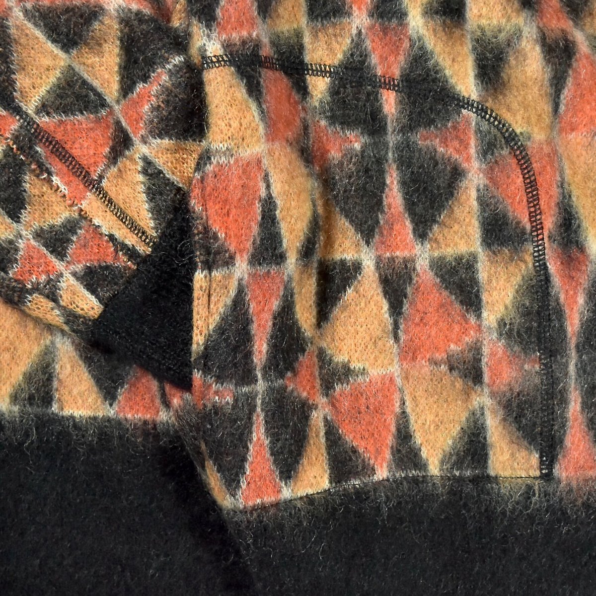 FACCIES] JACQUARD KNIT CD - BLACK | VALORE onl