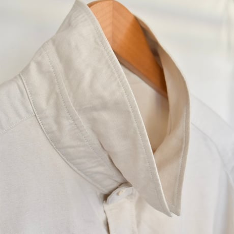 [refomed] WRIST PATCH WIDE SHIRT "OX" - IVORY