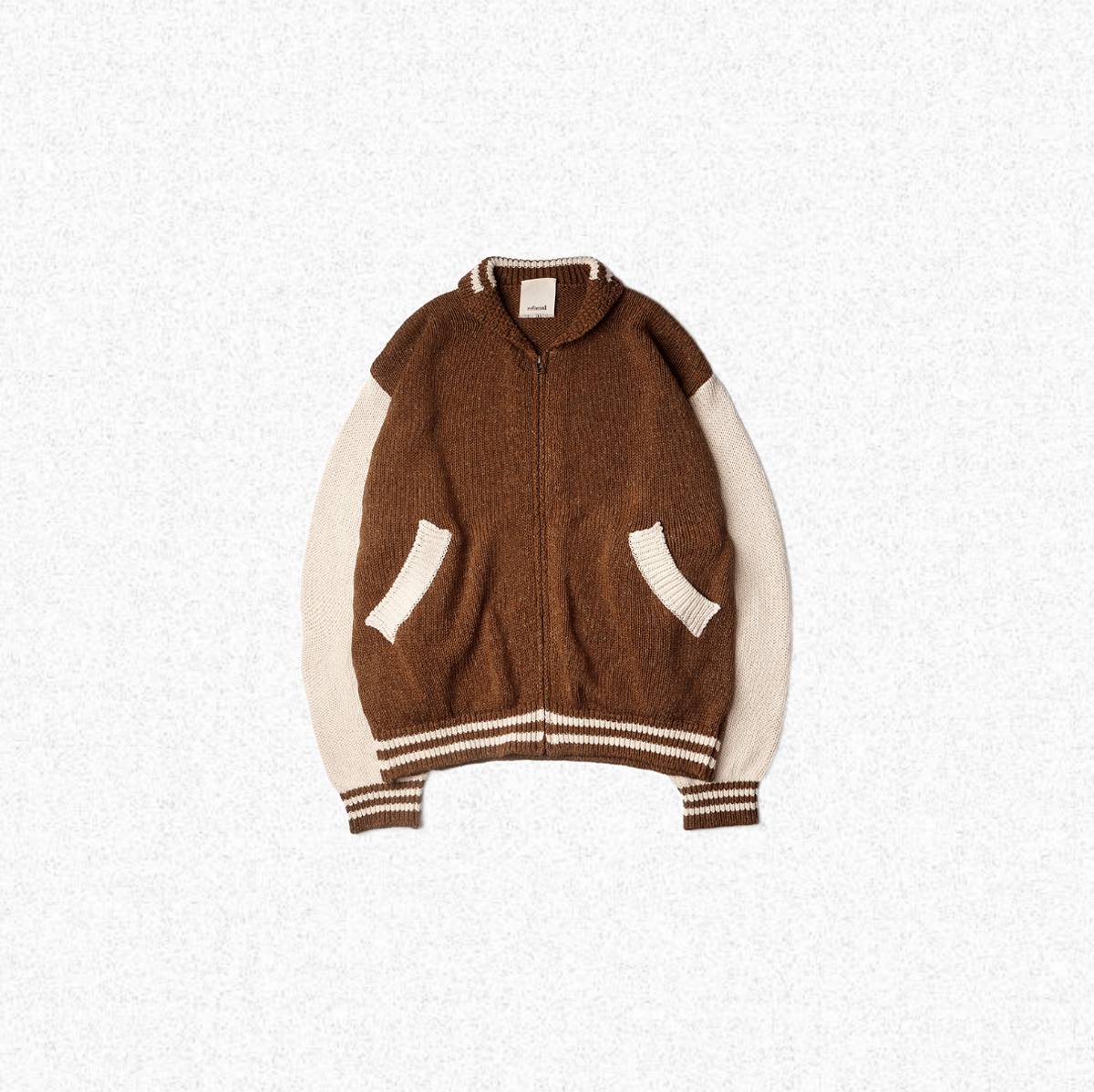 refomed] STADIUM KAUCHIN KNIT - BROWN 【公式通販】
