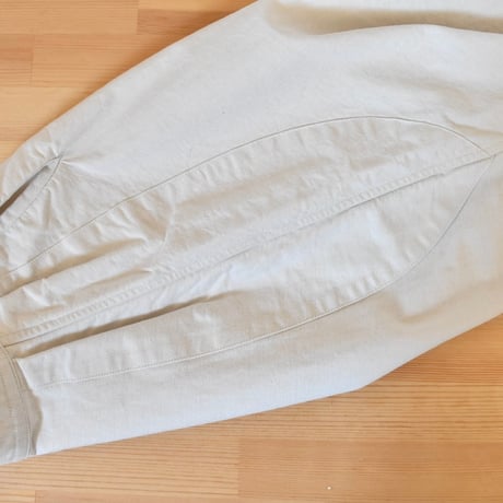 [refomed] WRIST PATCH WIDE SHIRT "OX" - IVORY