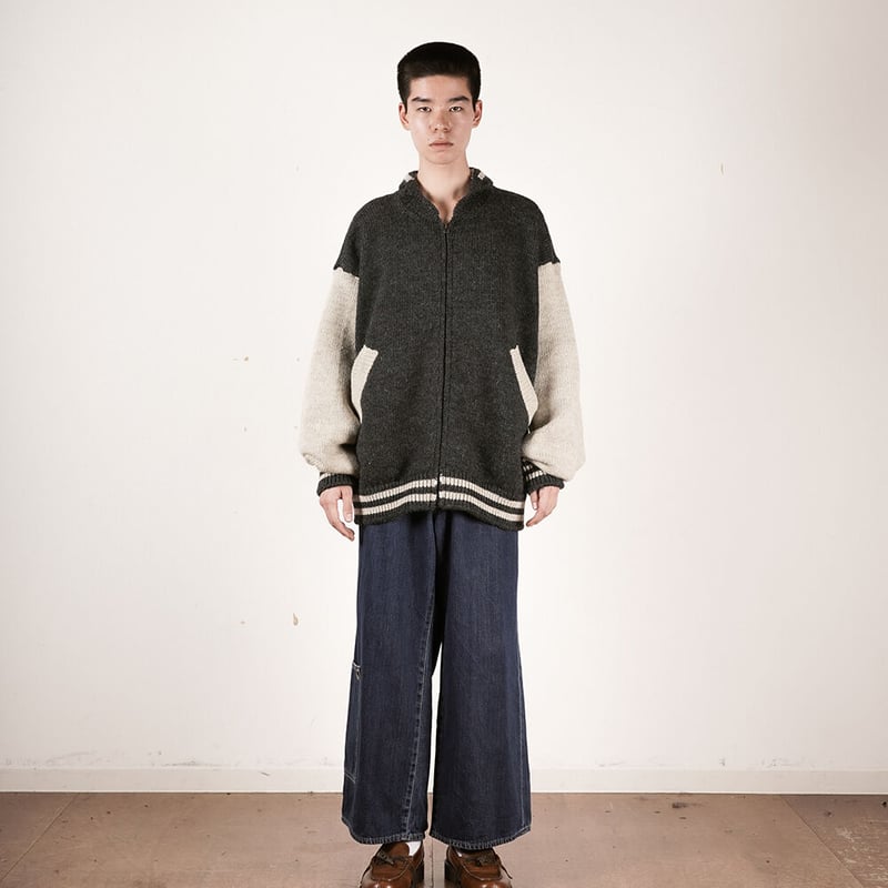 refomed リフォメッド / STADIUM KAUCHIN KNIT - charcoa...