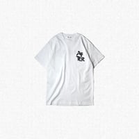 [After Winter] BRUSH LOGO TEE - WHITE