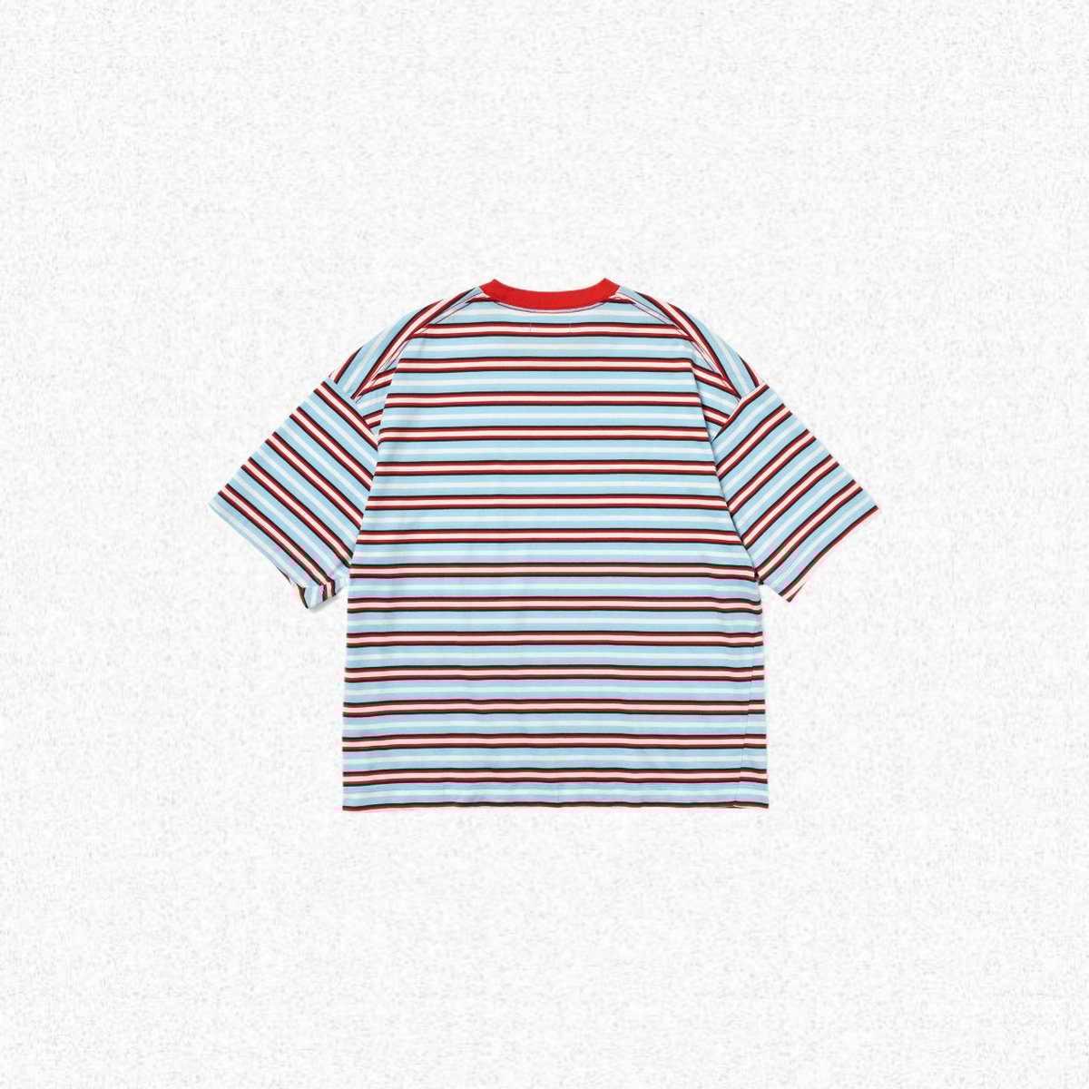トップス ROTOL WIDE TWIST LONG SLEEVE TEE BORDER ROTOL WIDE TWIST LONG SLEEVE TEE BORDER