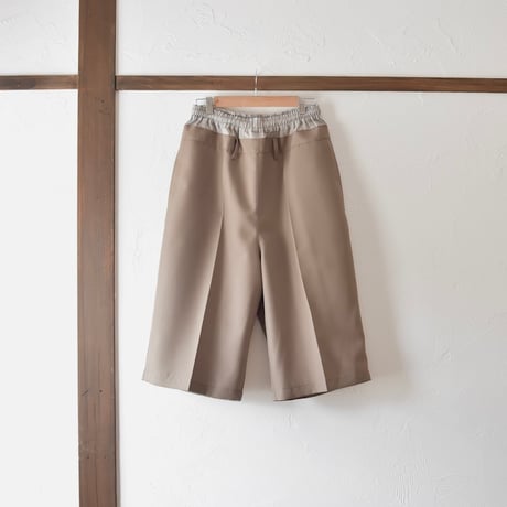 [refomed] REVERSIBLE TRUNKS PANTS - KHAKI×GRAY