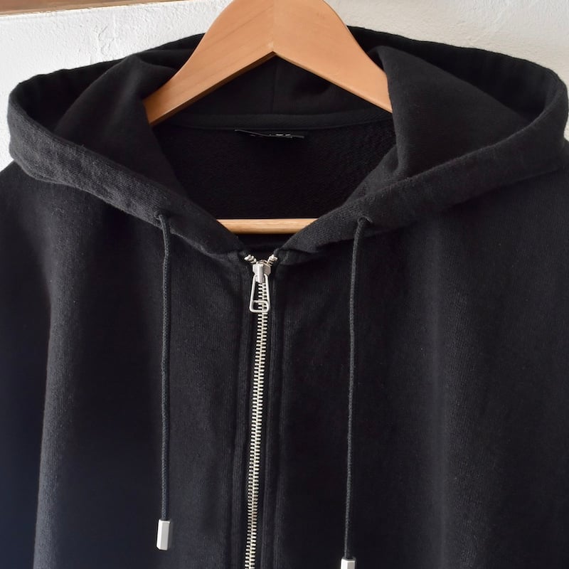 ROTOL] LOOPWHEEL SWEAT ZIP HOODIE - BLACK | VA