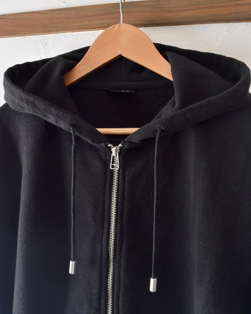 ROTOL] LOOPWHEEL SWEAT ZIP HOODIE - BLACK | VA