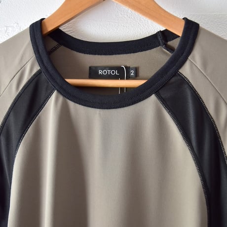[ROTOL] X SHORT SLEEVE TEE - CHARCOAL