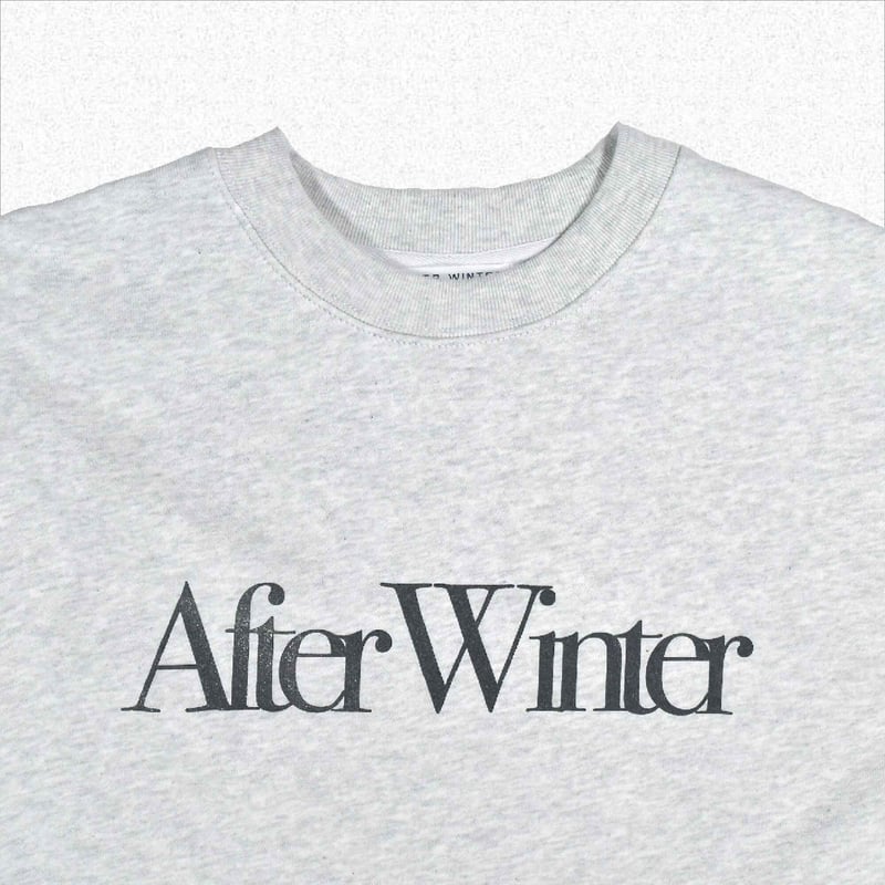 After Winter] CLASSIC LOGO SWEATSHIRT - ASH | 