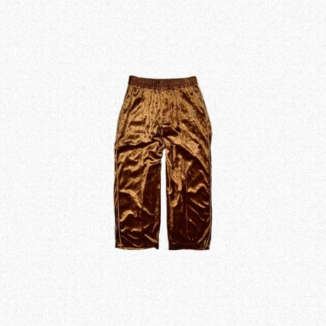 [FACCIES] CRASH VELOUR PANTS - GOLD