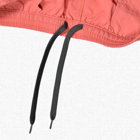 [After Winter] EDGE LOGO NYLON SHORTS - CORAL