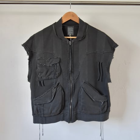 [FACCIES] DETACHABLE HOOD AND SLEEVES WESTERN PK - BLACK
