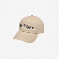 [After Winter] BASIC LOGO CAP - KHAKI