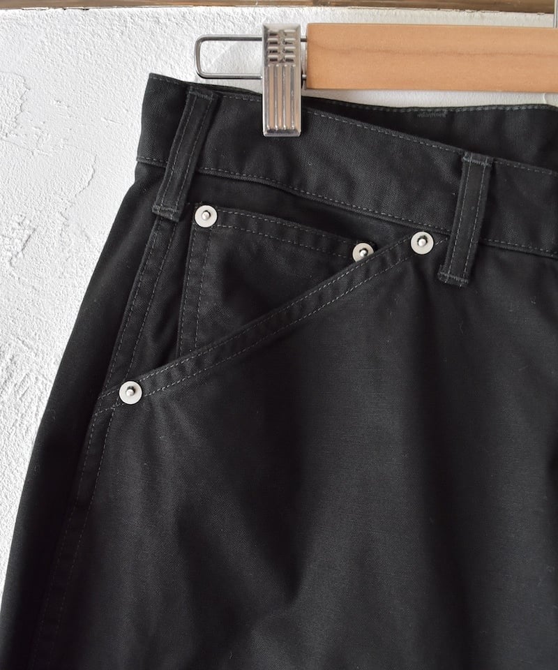 refomed] FRESH MAN DOUBLE KNEE PANTS - BLACK |