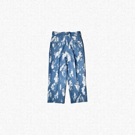 [NEZU YOHINTEN] 4PLEATS PANTALON - DENIM