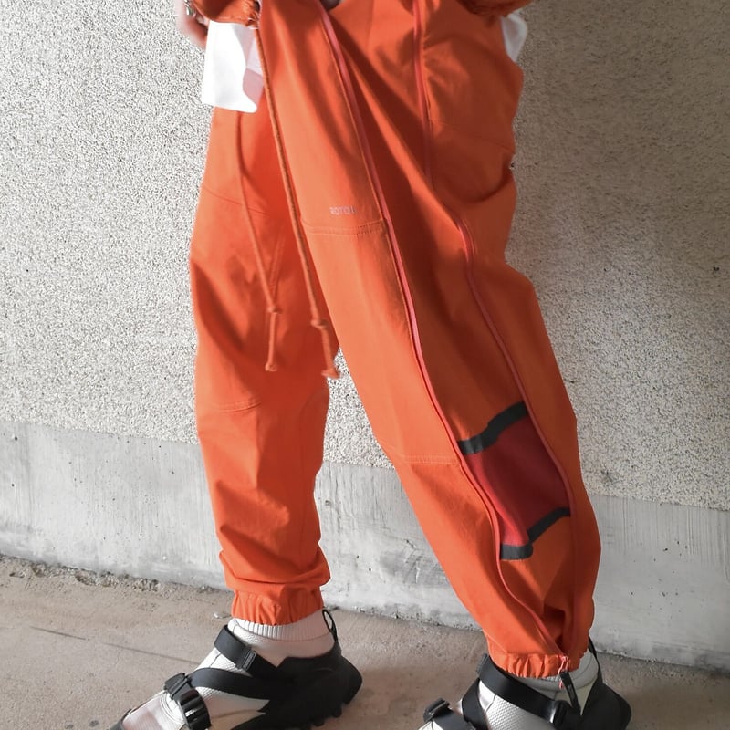 rotol ロトル / TWIST TRACK PANTS - orange / ツイストトラ...