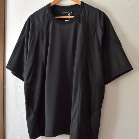 [ROTOL] X SHORT SLEEVE TEE - BLACK