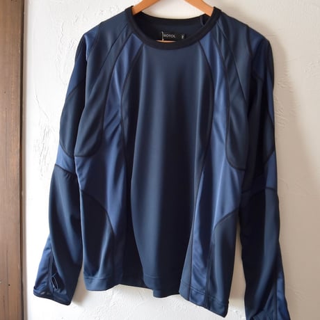 [ROTOL] X LONG SLEEVE TEE - NAVY